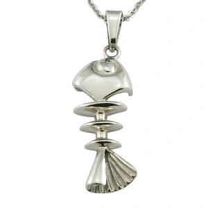 Guangzho Huifu Small Exquisite Fishbone Pendant