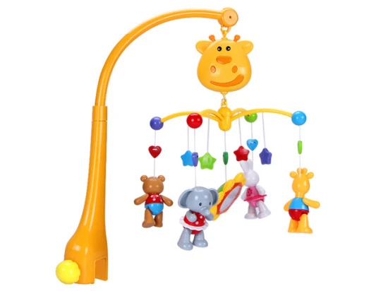 Giocattolo musicale da appendere per bambini, giraffa, culla, campanello giocattolo (H3691077)